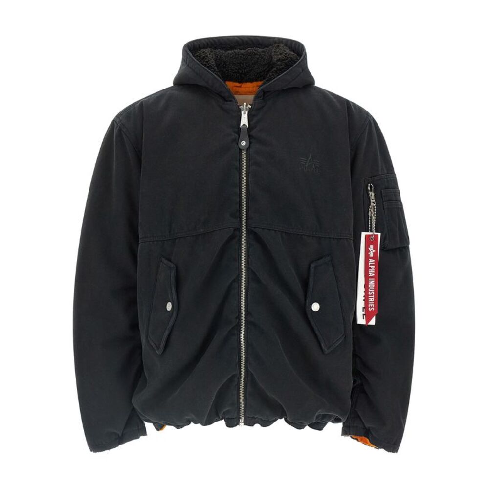 PURPLE Multicolor Cotton Men's Bomber